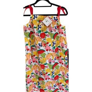 NWT HANNA ANDERSSON girls tropical fruit dress size 160cm (12 years) vibrant fun